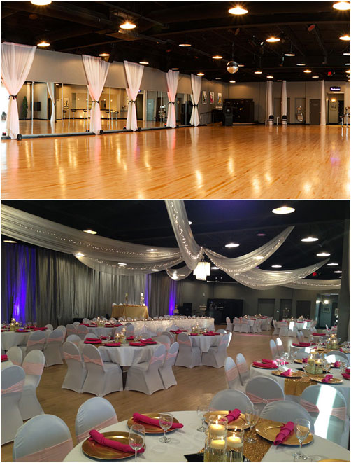 Midpointe Event Center Room Transformation - Idea Gallery - Before and After Photos Wedding and Event Decorations