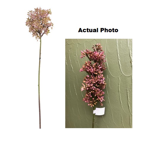 Budded Lilac Stem - Pink - Artificial floral - pink berry stem for rent or purchase