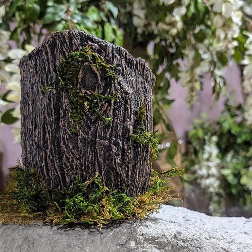 Faux Stump Vase Small - Artificial Trees/Floor Plants