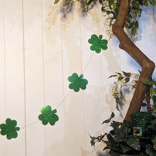 Shamrock Garland - Event Rentals