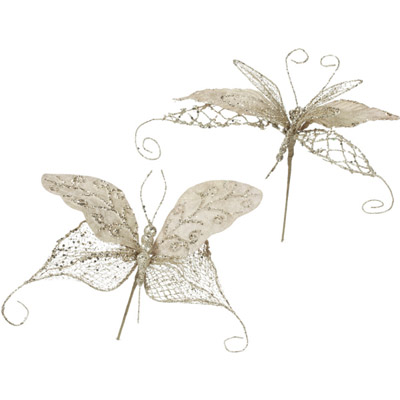 Butterfly & Dragonfly - Artificial floral - Butterfly and Dragonfly Christmas decoration