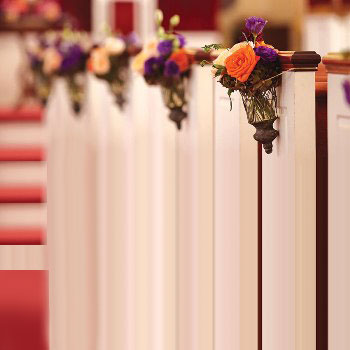 Pew Hanger - Centerpieces & Columns - High end Pew hanger ideas