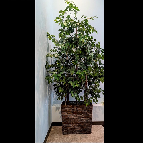 Triple Tree Room Divider - Artificial Trees/Floor Plants